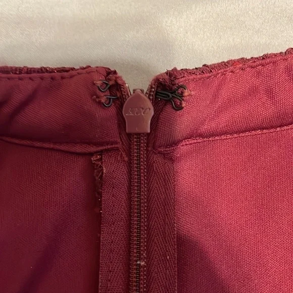 Short Halter Dress with Illusion Inset - Picture 5 of 6